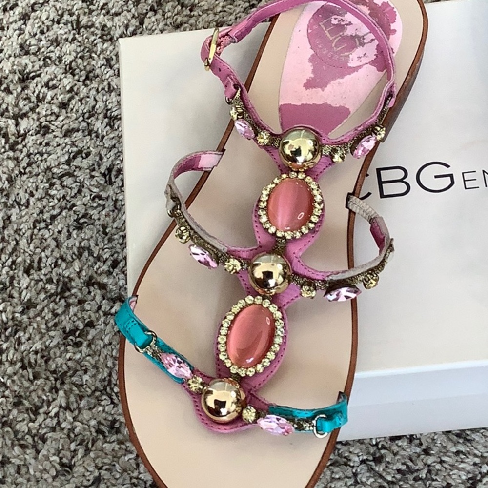 🤩 BCBGeneration Jeweled Sandals 🤩 - Picture 6 of 10